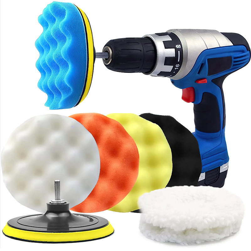 Power Tools List - 8개 3-7인치 폼 폴리싱 패드 세트,