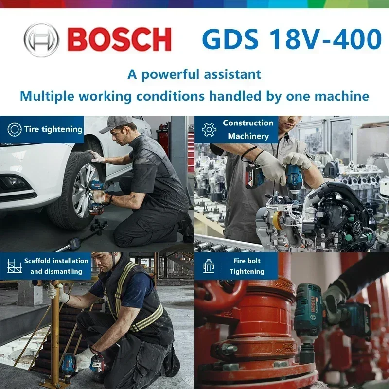 Power Tools Impact Wrench - 보쉬 무선 임팩트 렌치 GDS 18v-400