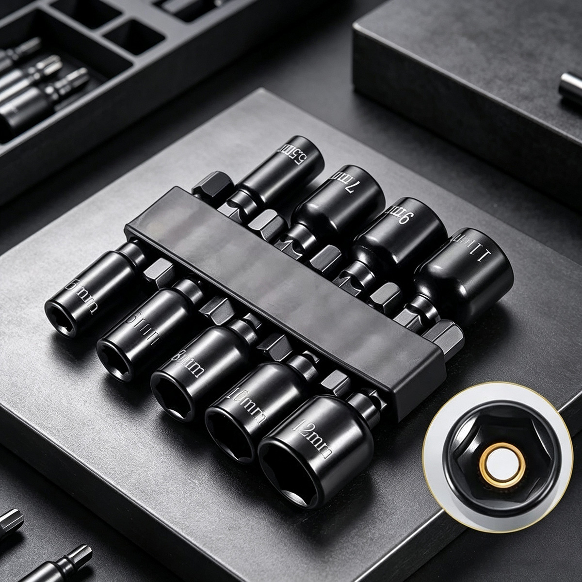 Power Tools List - 강력한 자석식 육각 샹크 너트 드라이버