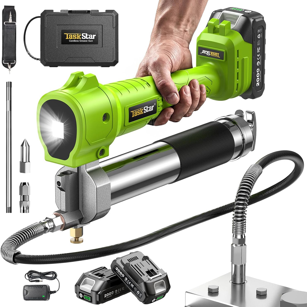 Power Tools Grease - Taskstar 10000PSI 전동 그리스 건 키트