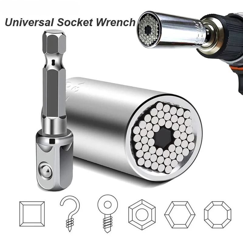 Power Tools List - 유니버설 소켓 렌치 헤드 세트 슬리브