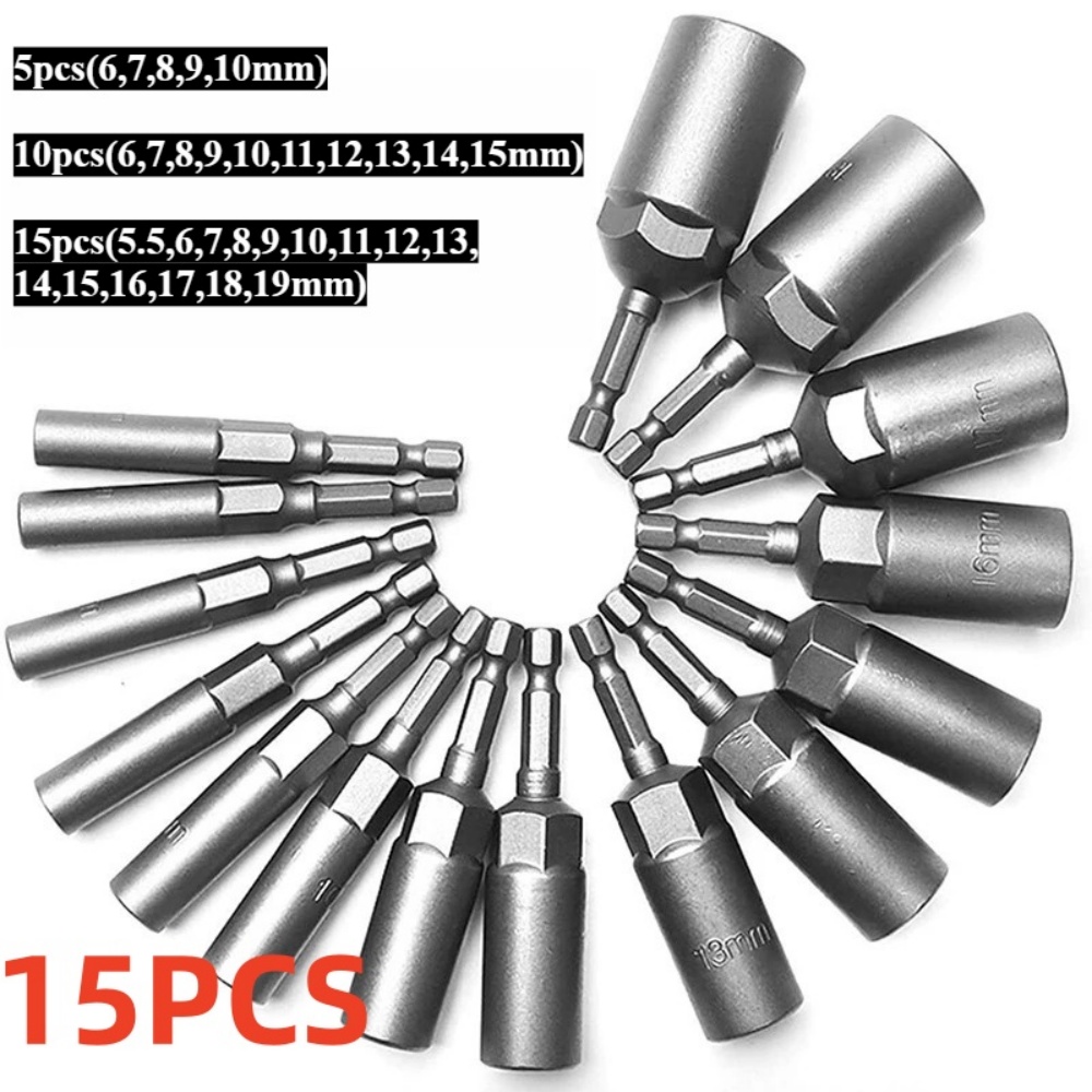 Power Tools List - 15/5개입 80mm 길이 딥 파워 너트