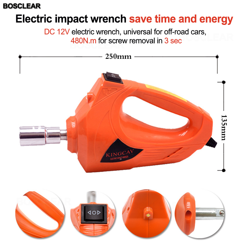 DC 12V 480N.m 휴대용 차량용 전기 임팩트 렌 - Power Tools Impact Wrench 리뷰 및 가격