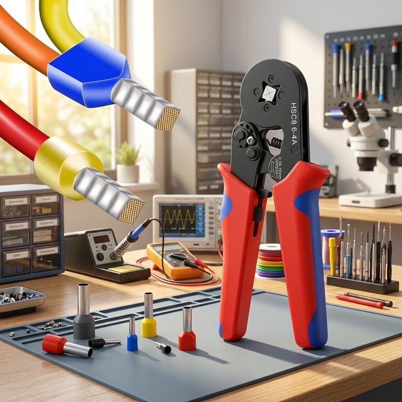 HSC8 6-4A 페룰 크림핑 도구, 0.25-10mm - Power Tools China 리뷰 및 가격