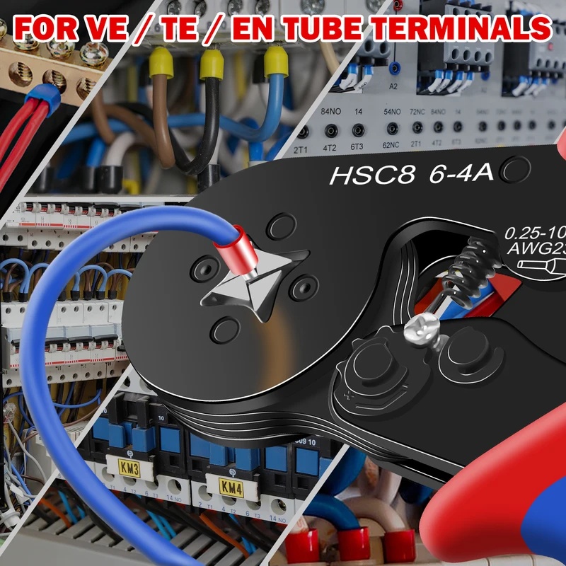 HSC8 6-4A 페룰 크림핑 도구, 0.25-10mm - Power Tools China 리뷰 및 가격