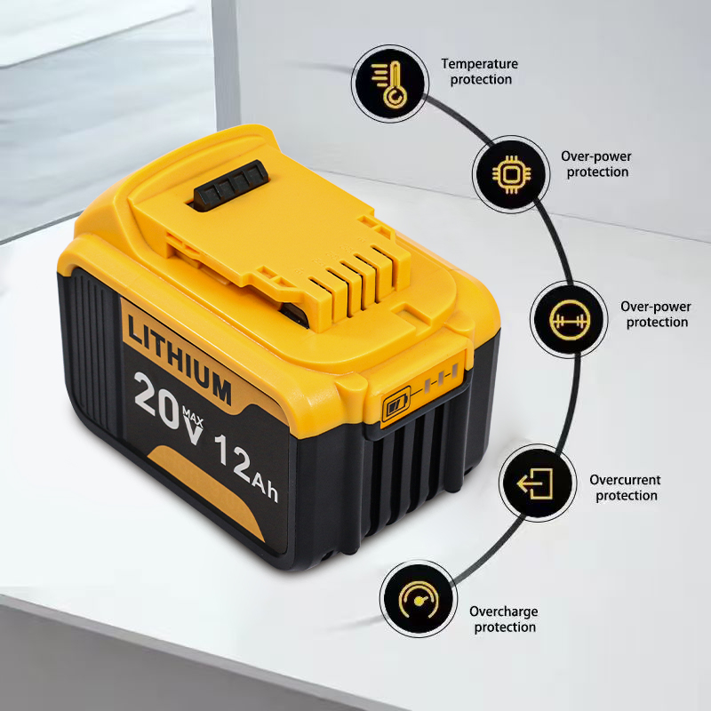 DeWalt 18v 20V 리튬 이온 배터리와 호환 가 - Power Tools Yellow And Black 리뷰 및 가격