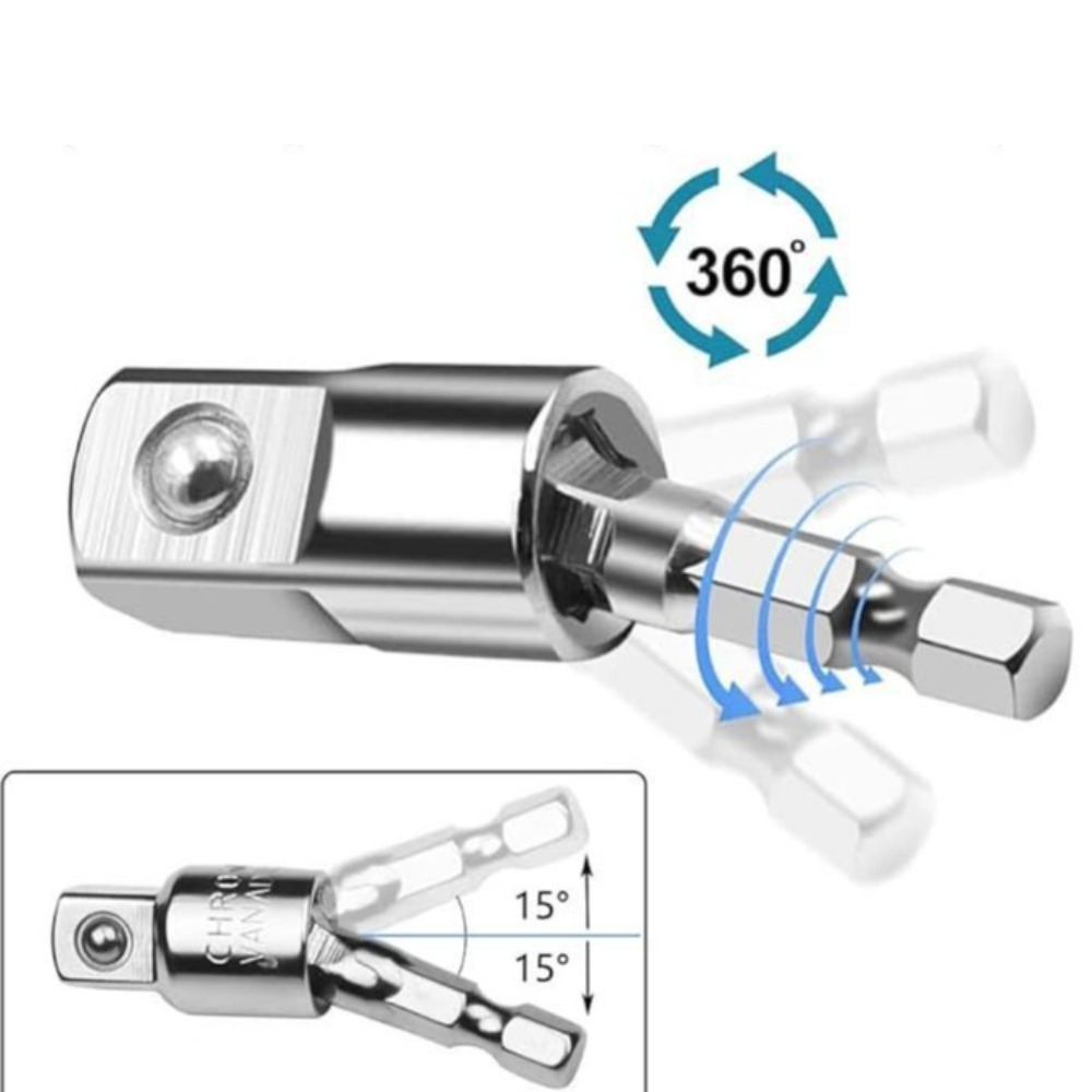 360 °   회전식 전동 드릴 소켓 어댑터 세트, 육 - Power Tools List 리뷰 및 가격