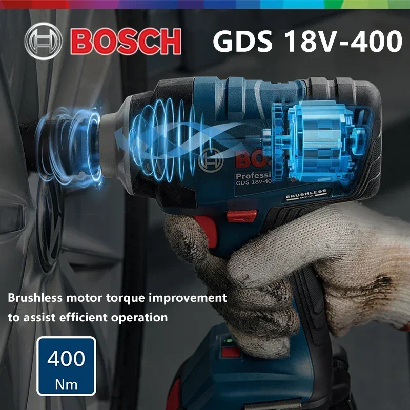 보쉬 무선 임팩트 렌치 GDS 18v-400 브러시리스 - Power Tools Impact Wrench 리뷰 및 가격