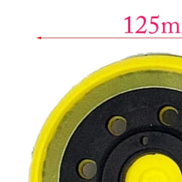 5 인치 8 홀 폴리우레탄 백킹 패드 연삭 연마 샌딩  - Power Tools Yellow And Black 리뷰 및 가격