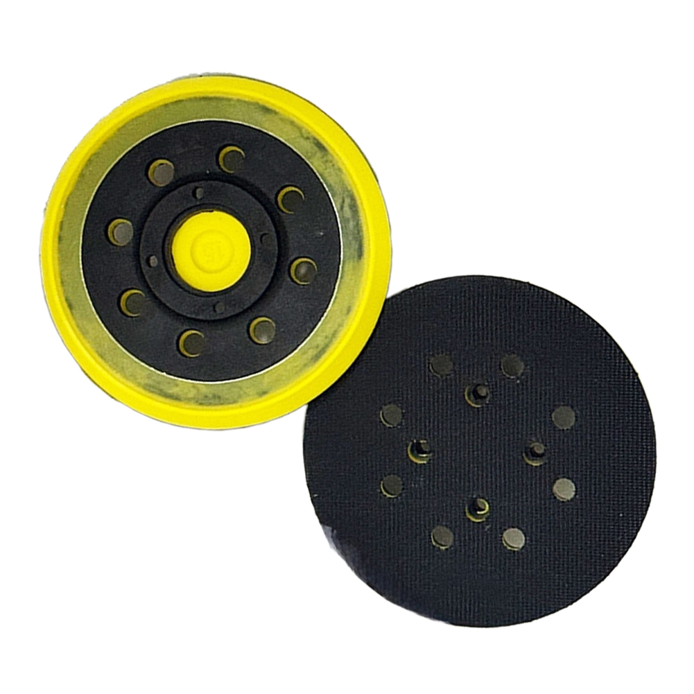 5 인치 8 홀 폴리우레탄 백킹 패드 연삭 연마 샌딩  - Power Tools Yellow And Black 리뷰 및 가격