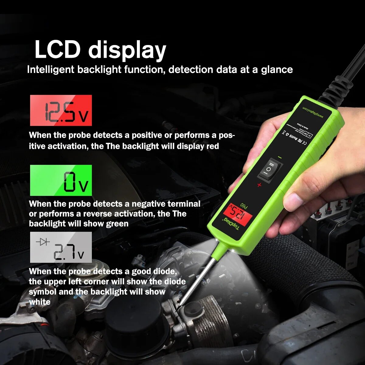 Jdiag P60 자동차 전원 회로 프로브 테스터 To - Power Tools In Automotive 리뷰 및 가격