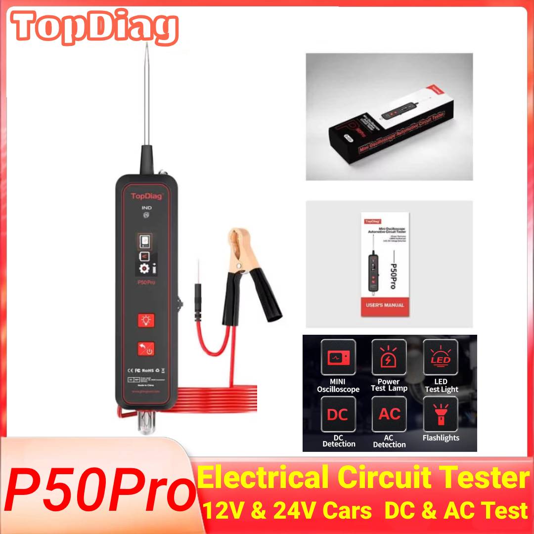 Topdiag P50 Pro 자동차 회로 테스터, 전기 - Power Tools In Automotive 리뷰 및 가격