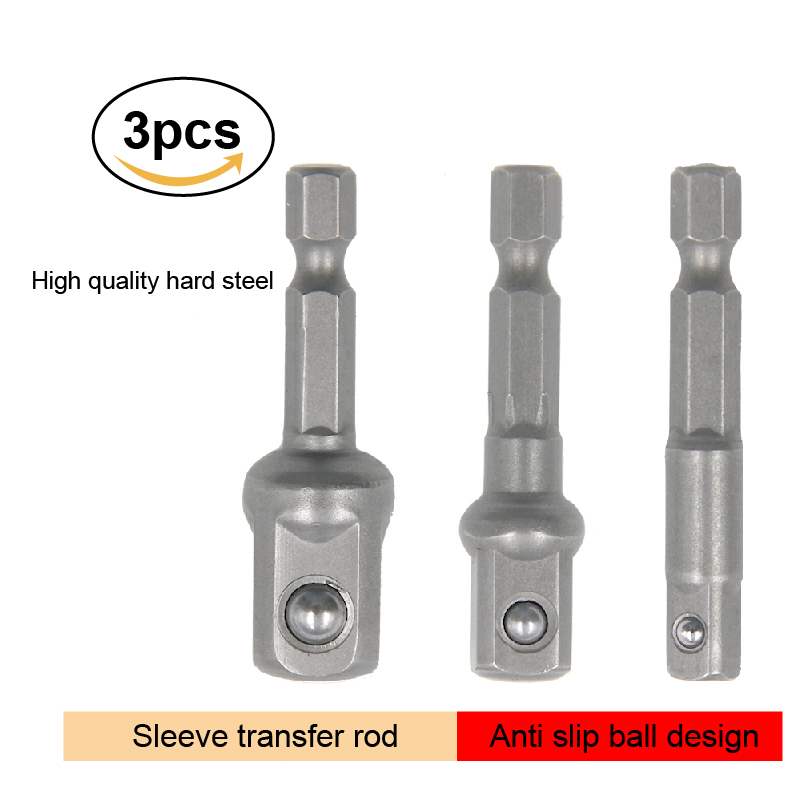 3PC 자연 육각 핸들 연장 막대 50mm 어댑터 1/ - Power Tools Plumbing 리뷰 및 가격