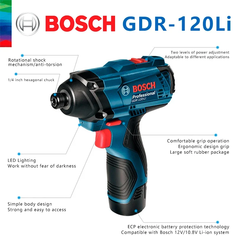보쉬 오리지널 GDR 120-LI 충전식 무선 임팩트  - Power Tools Impact Wrench 리뷰 및 가격