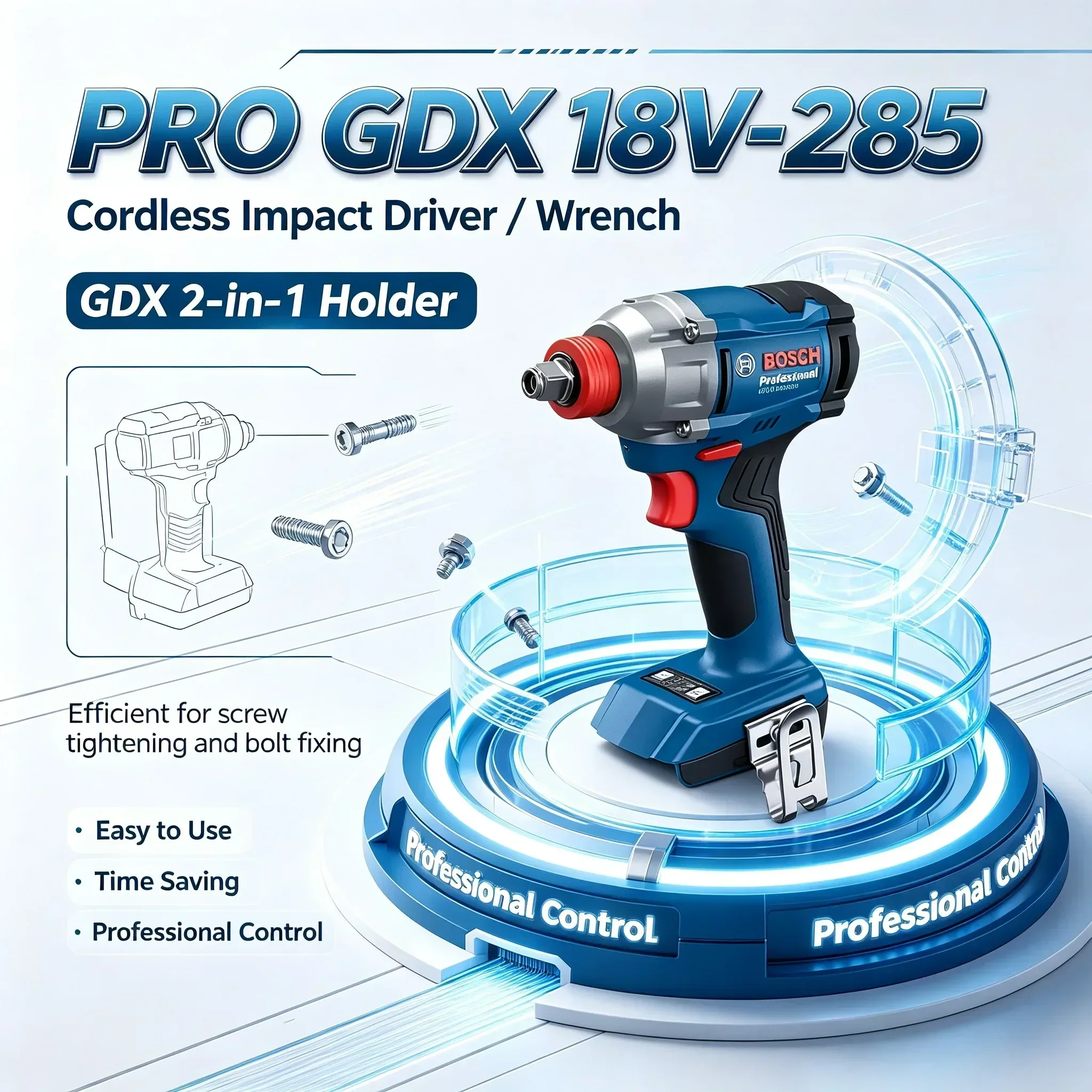 보쉬 GDX 18V-285 무선 임팩트 드라이버/렌치  - Power Tools Impact Wrench 리뷰 및 가격