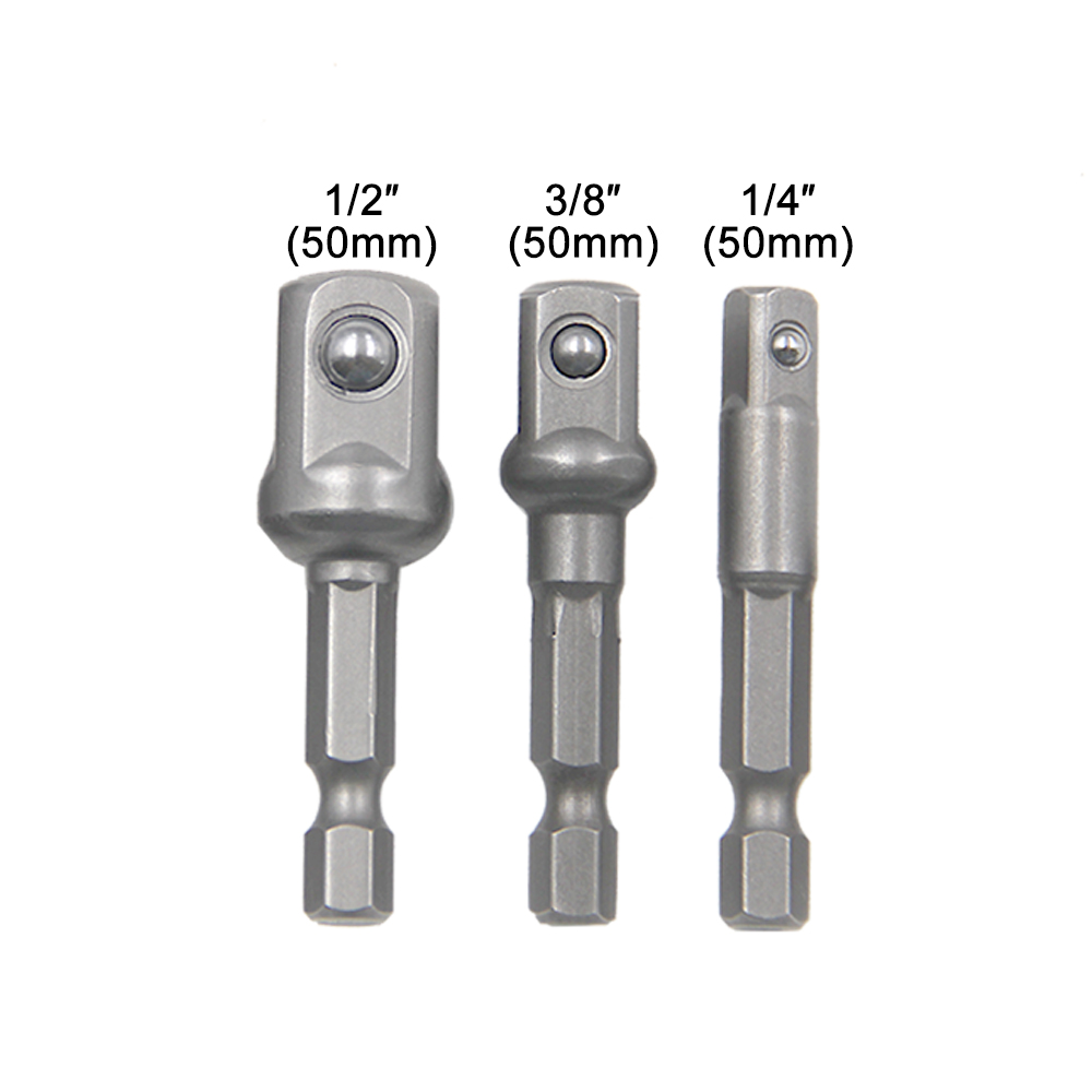 3PCS 소켓 어댑터 1/4 3/8 1/2 드라이브 헥 - Power Tools Plumbing 리뷰 및 가격