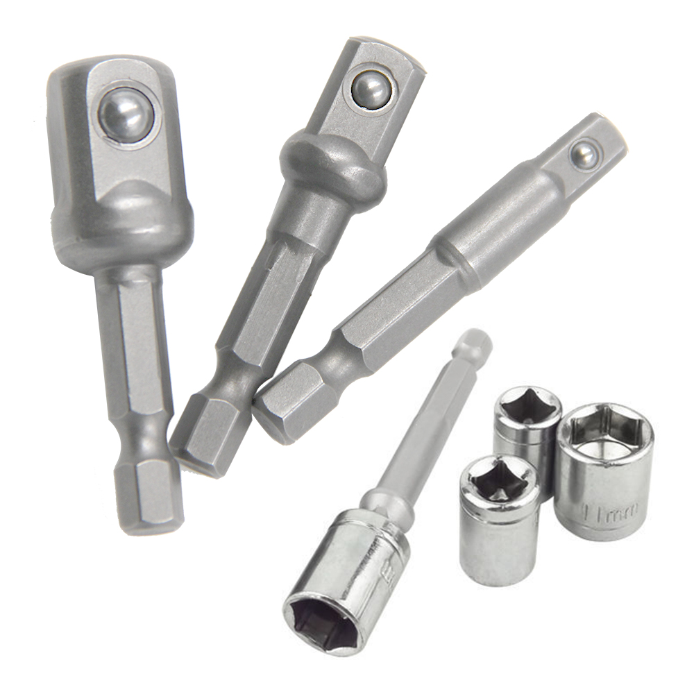 3PCS 소켓 어댑터 1/4 3/8 1/2 드라이브 헥 - Power Tools Plumbing 리뷰 및 가격