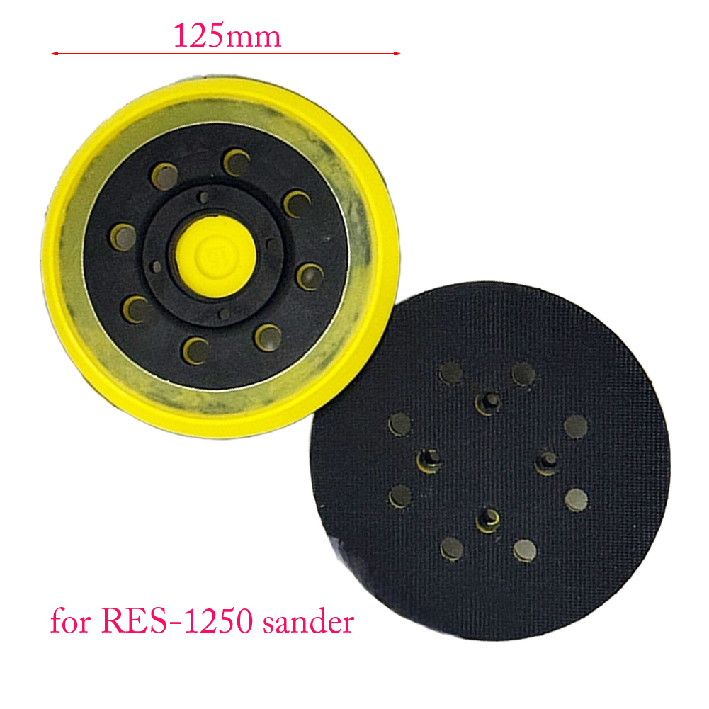 옐로우 블랙 5인치 폴리싱 디스크 8홀 RES-1250 - Power Tools Yellow And Black 리뷰 및 가격