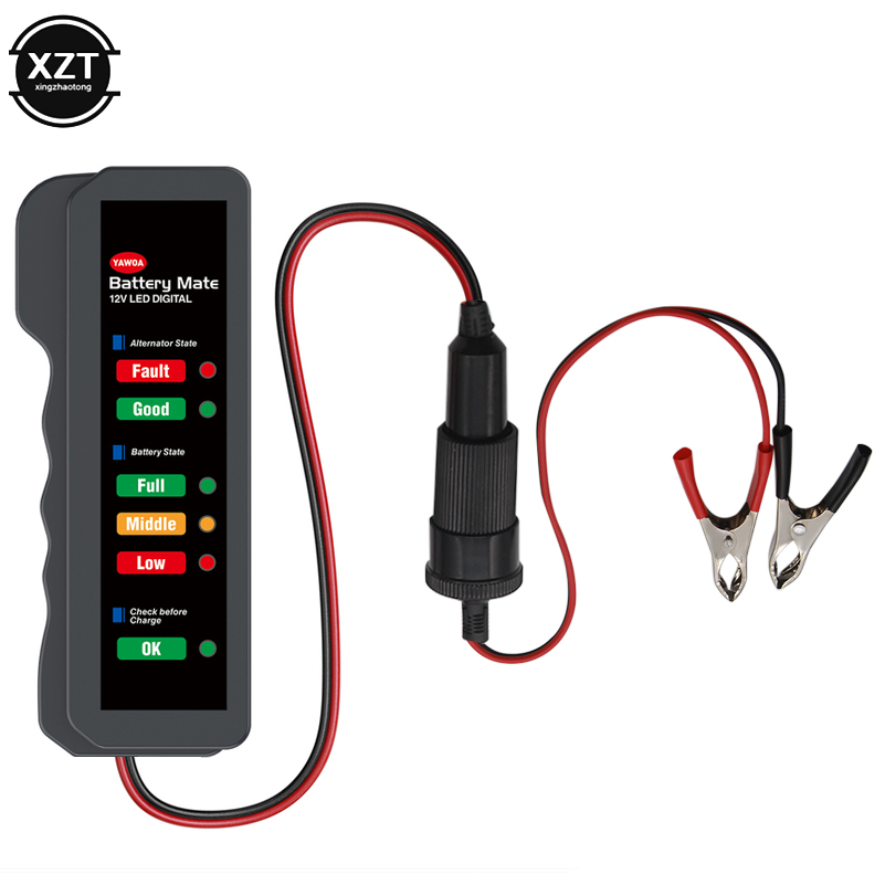 자동차 배터리 테스터 6 LED 디스플레이 시가 라이터 - Power Tools In Automotive 리뷰 및 가격