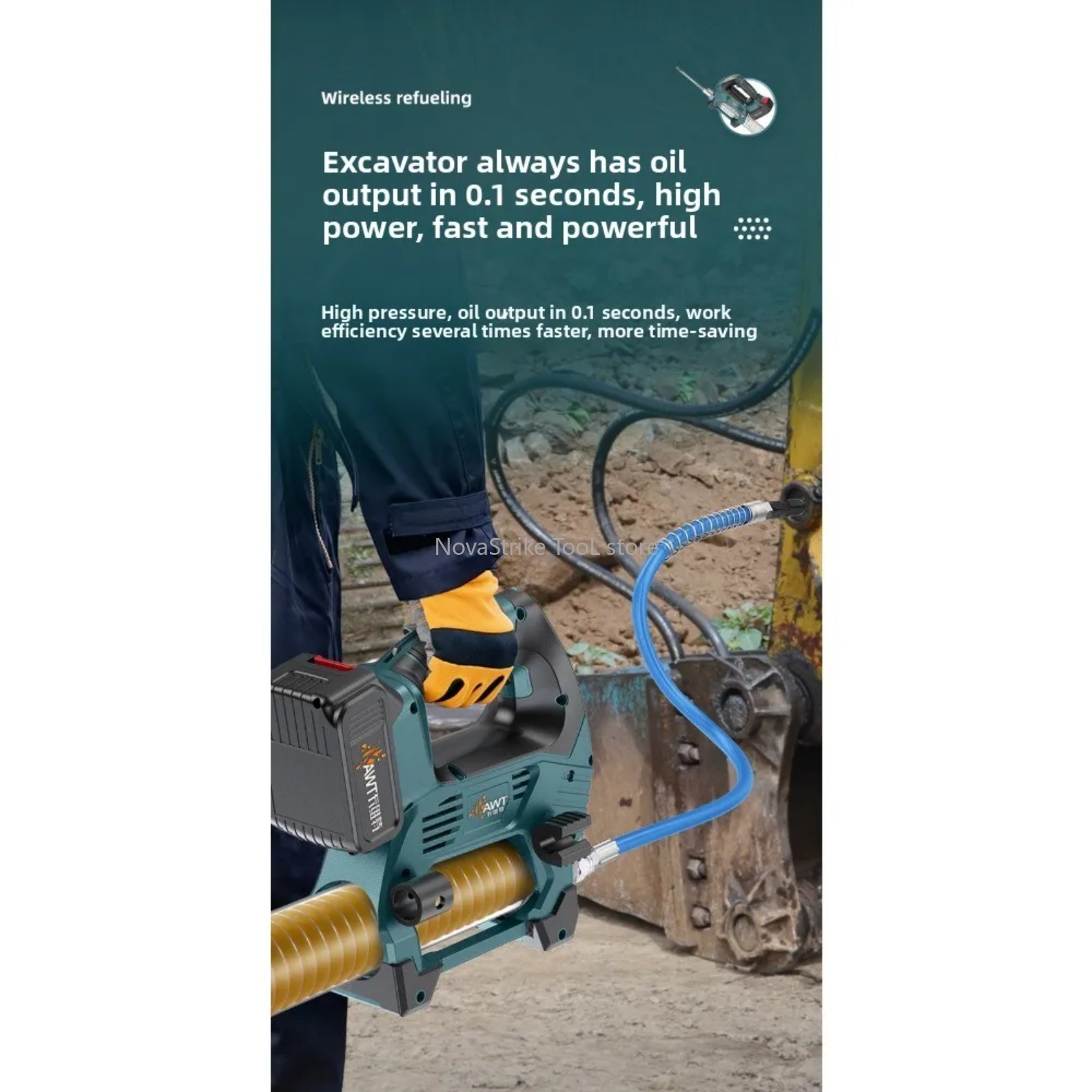 브러시리스 600CC 전기 그리스 건 고압 자동/수동  - Power Tools Grease 리뷰 및 가격