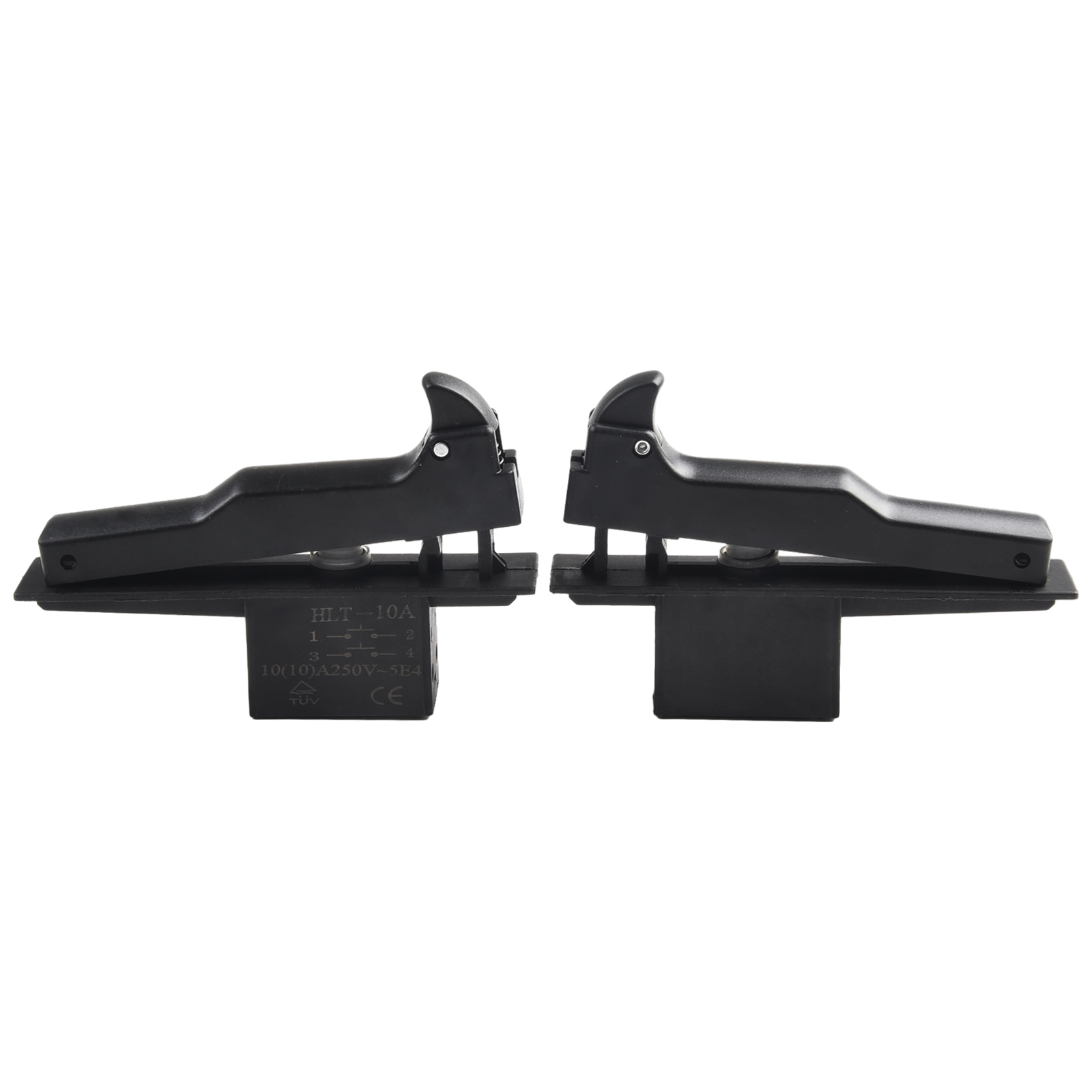2pcs 검정색 노란색 트리거 스위치 잠금 장치 교체  - Power Tools Yellow And Black 리뷰 및 가격