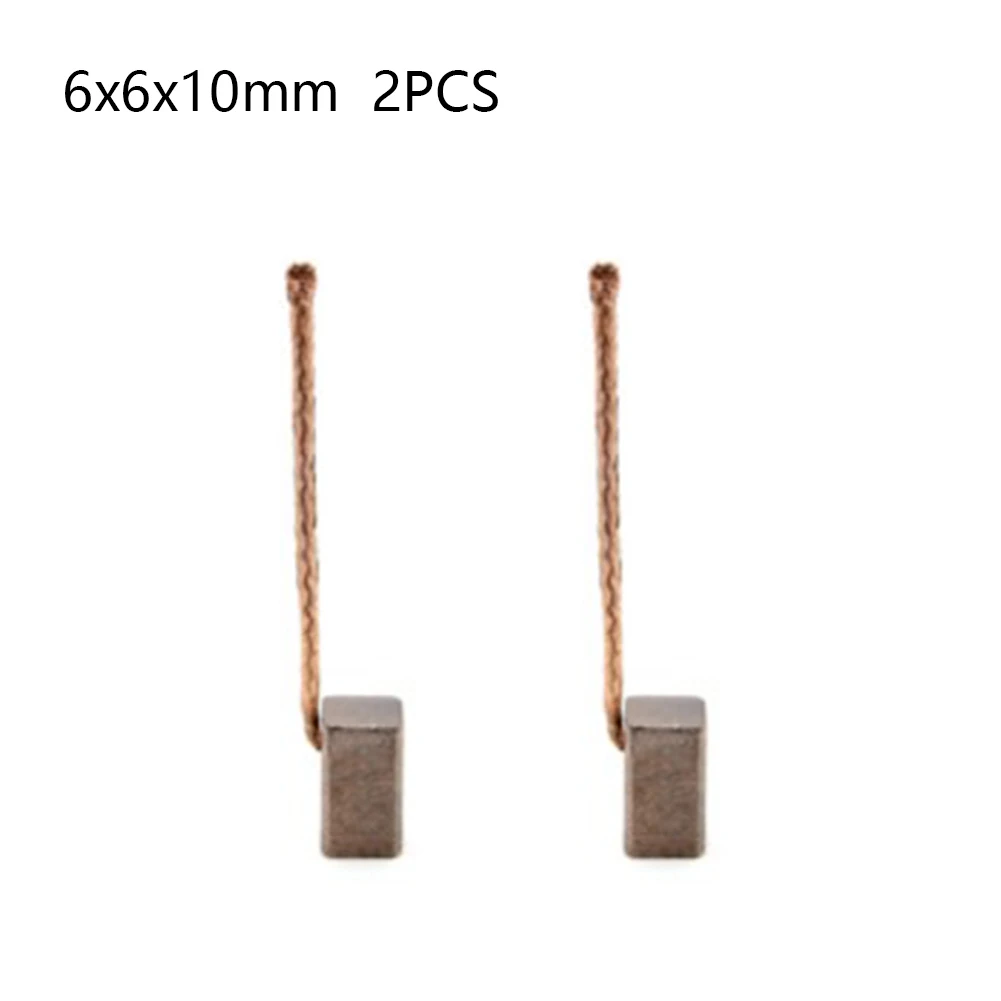 2 10Pcs 6x6x10mm 자동차 송풍기 팬용 카본 - Power Tools In Automotive 리뷰 및 가격